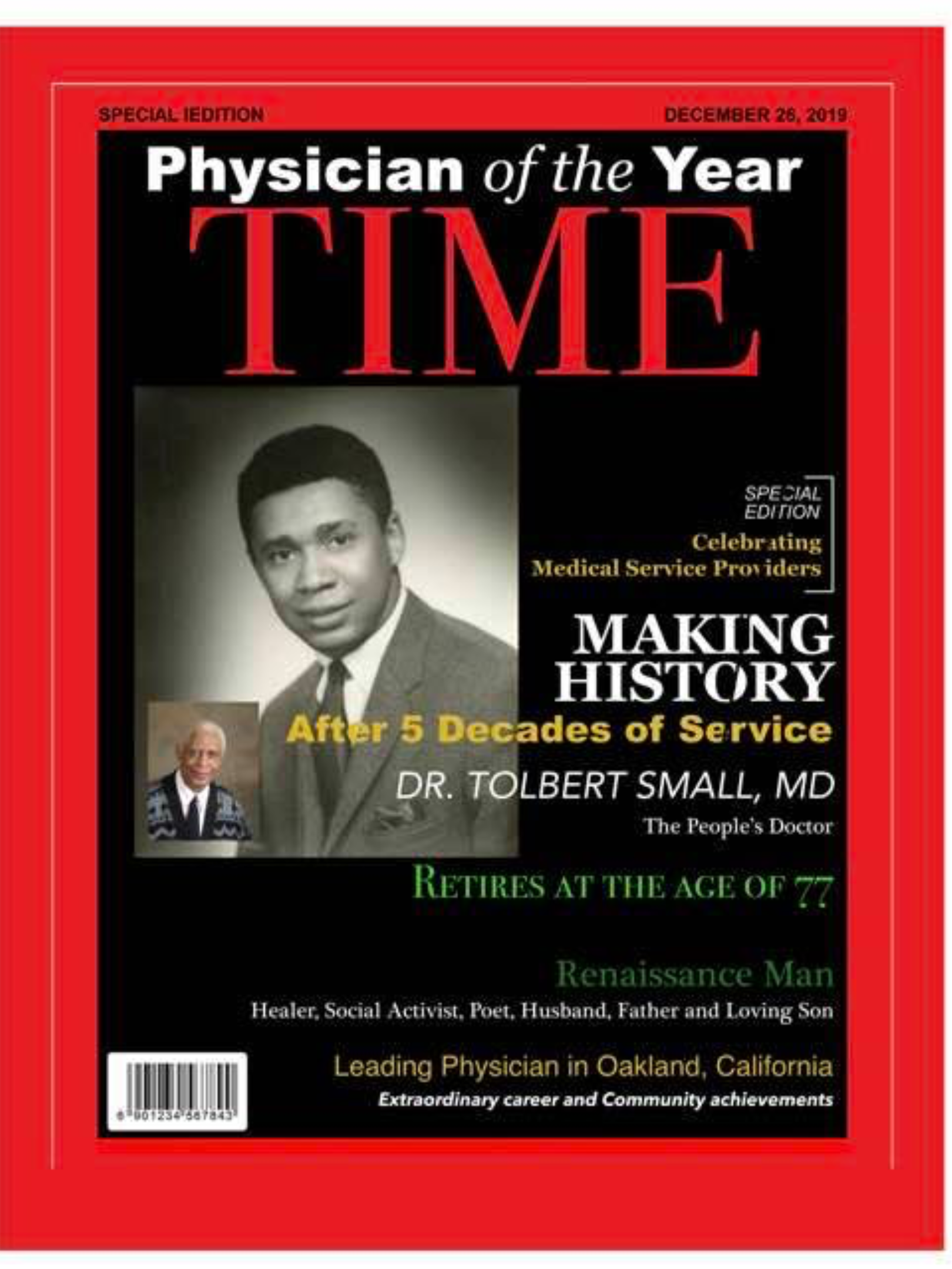 Time magazine-style tribute compliation from staff to Dr. Small